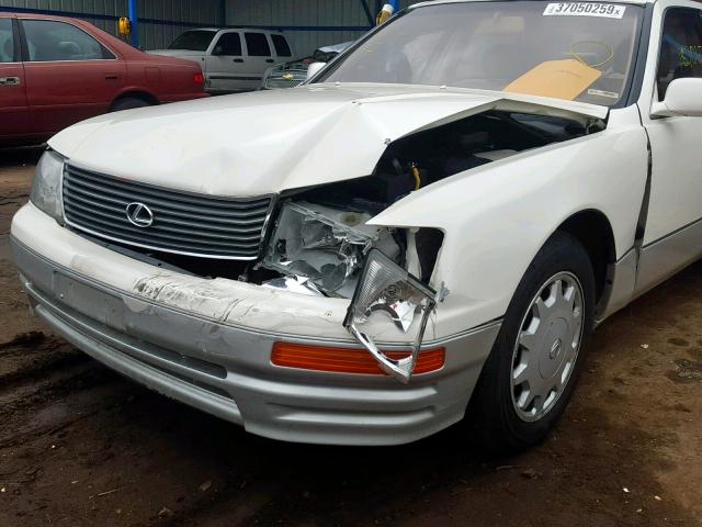 JT8BH28FXV0068544 - 1997 LEXUS LS 400 WHITE photo 9