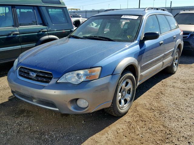 4S4BP61C977337540 - 2007 SUBARU LEGACY OUT BLUE photo 2