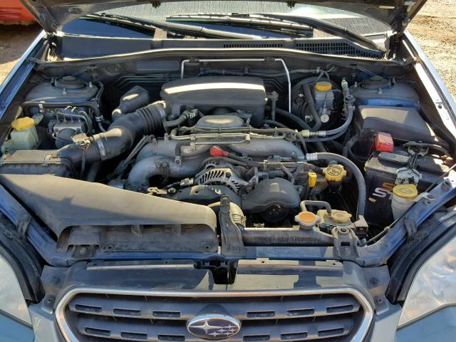 4S4BP61C977337540 - 2007 SUBARU LEGACY OUT BLUE photo 7