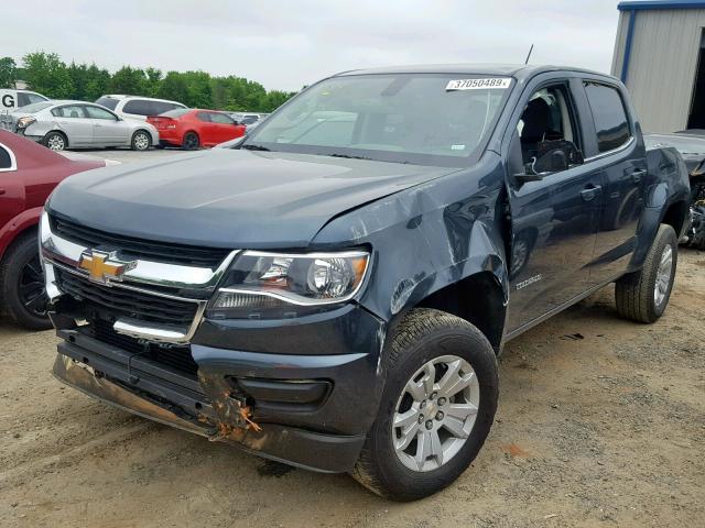 1GCGSCEN2K1113203 - 2019 CHEVROLET COLORADO L BLUE photo 2