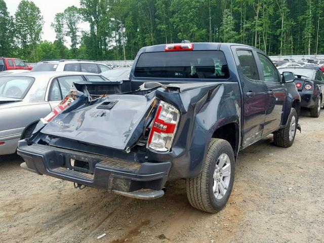 1GCGSCEN2K1113203 - 2019 CHEVROLET COLORADO L BLUE photo 4