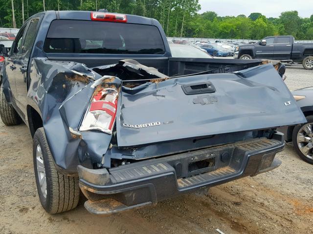 1GCGSCEN2K1113203 - 2019 CHEVROLET COLORADO L BLUE photo 9