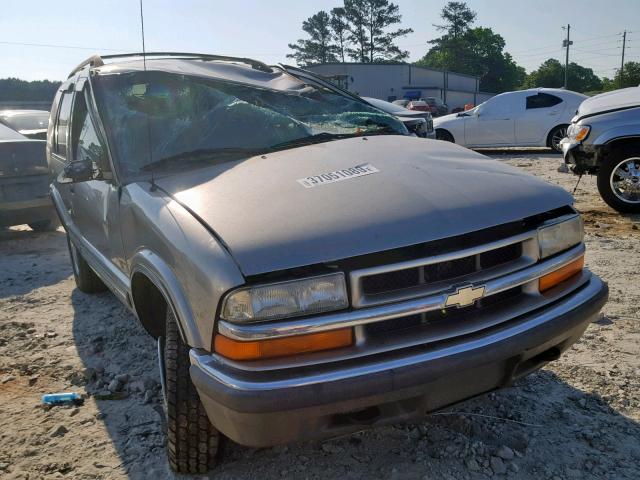 1GNDT13W8Y2306420 - 2000 CHEVROLET BLAZER BLUE photo 1