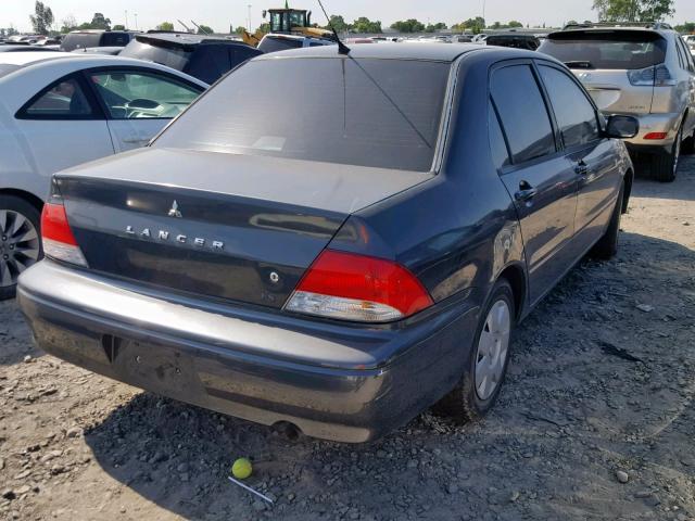 JA3AJ26E92U063933 - 2002 MITSUBISHI LANCER ES BLUE photo 4