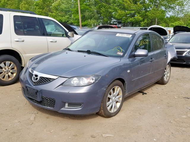 JM1BK12FX71728021 - 2007 MAZDA 3 I GRAY photo 2