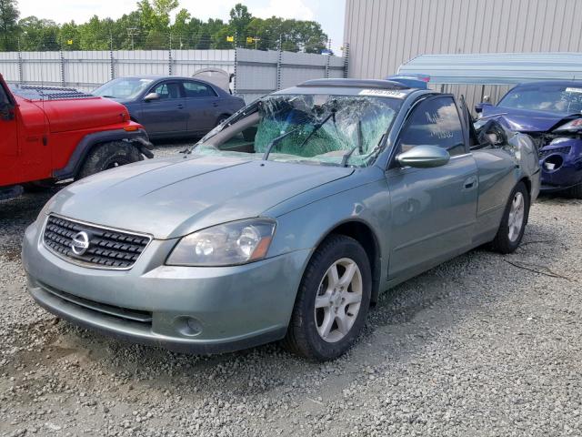 1N4AL11D56C207256 - 2006 NISSAN ALTIMA S GREEN photo 2