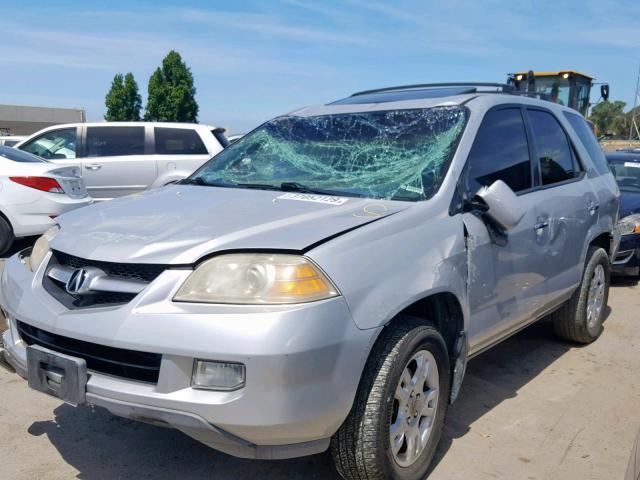 2HNYD18644H527217 - 2004 ACURA MDX TOURIN SILVER photo 2