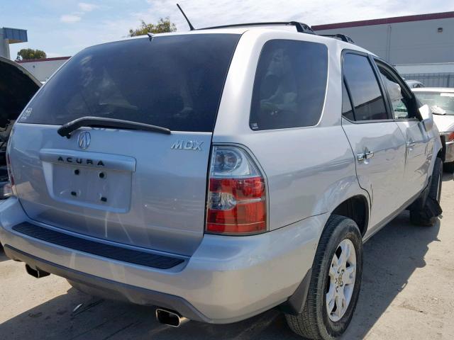 2HNYD18644H527217 - 2004 ACURA MDX TOURIN SILVER photo 4