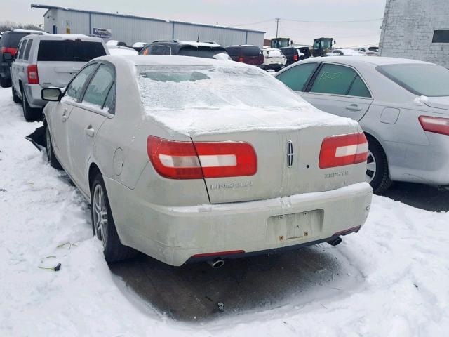 3LNHM26196R643597 - 2006 LINCOLN ZEPHYR BEIGE photo 3