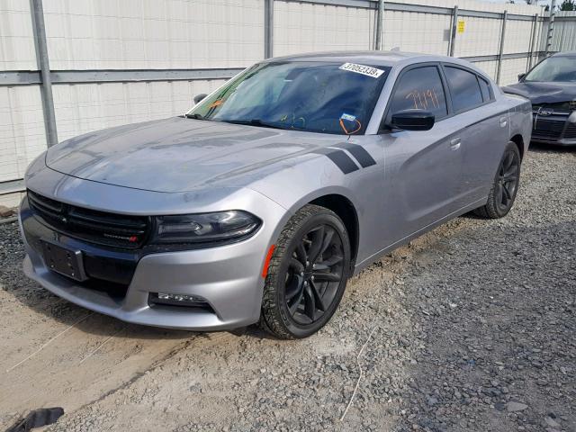 2C3CDXHG2GH140220 - 2016 DODGE CHARGER SX SILVER photo 2