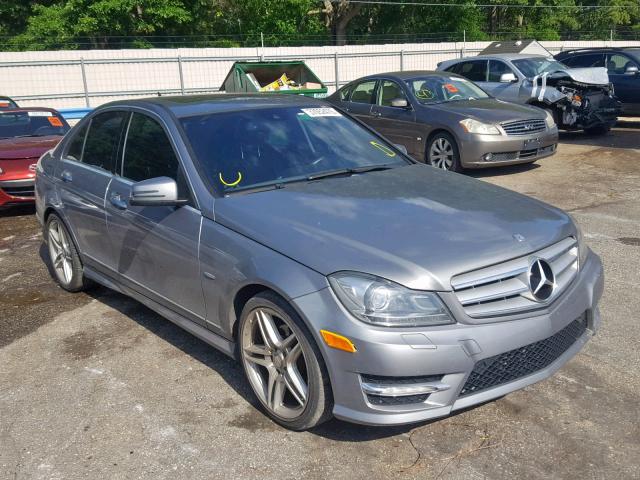 WDDGF4HB9CA632025 - 2012 MERCEDES-BENZ C 250 SILVER photo 1