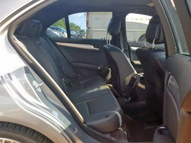 WDDGF4HB9CA632025 - 2012 MERCEDES-BENZ C 250 SILVER photo 6