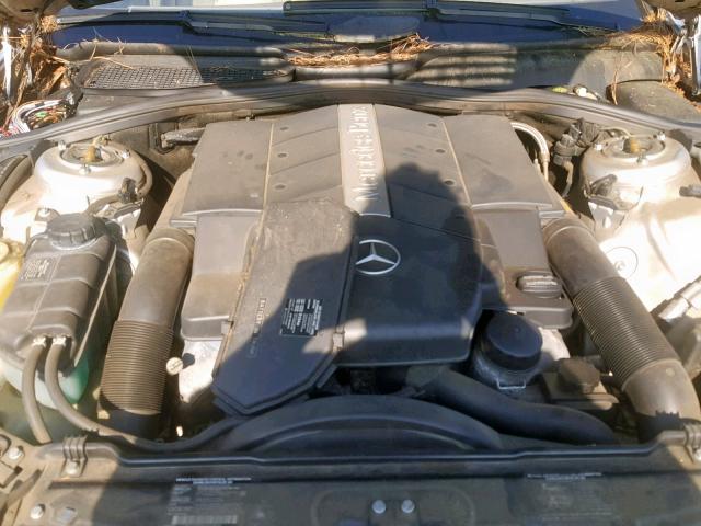 WDBNG70J22A244960 - 2002 MERCEDES-BENZ S 430 SILVER photo 7