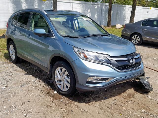 2HKRM3H70GH552416 - 2016 HONDA CR-V EXL BLUE photo 1