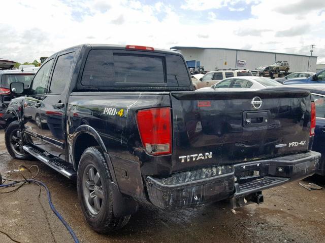 1N6BA0EC0DN304007 - 2013 NISSAN TITAN S BLACK photo 3