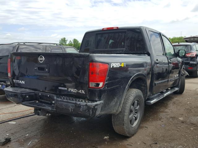 1N6BA0EC0DN304007 - 2013 NISSAN TITAN S BLACK photo 4