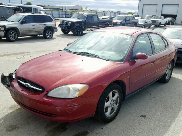 1FAFP55S53A244678 - 2003 FORD TAURUS SES MAROON photo 2