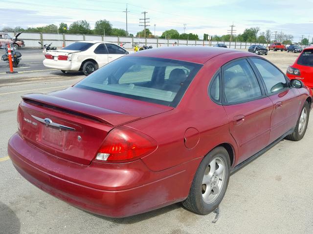 1FAFP55S53A244678 - 2003 FORD TAURUS SES MAROON photo 4