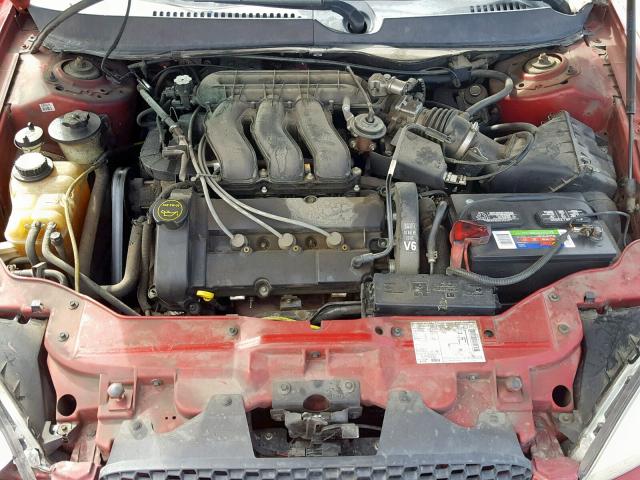 1FAFP55S53A244678 - 2003 FORD TAURUS SES MAROON photo 7