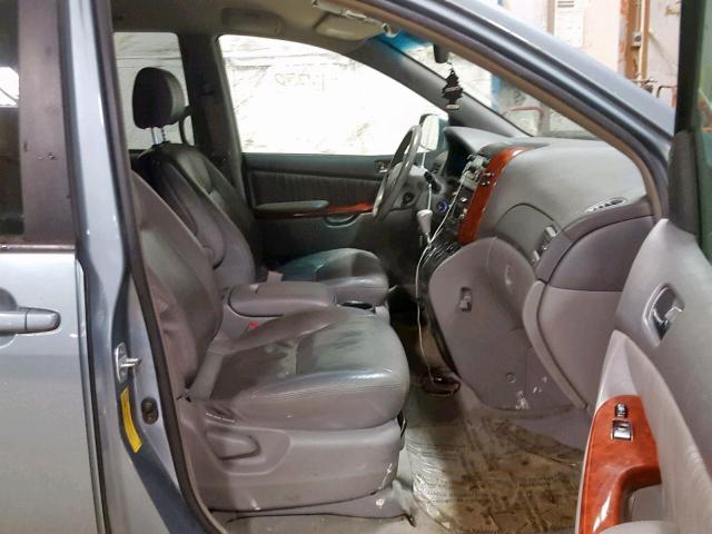 5TDZA22C04S038385 - 2004 TOYOTA SIENNA XLE BLUE photo 5