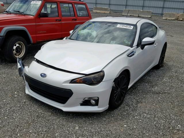 JF1ZCAC1XD1601303 - 2013 SUBARU BRZ 2.0 LI WHITE photo 2