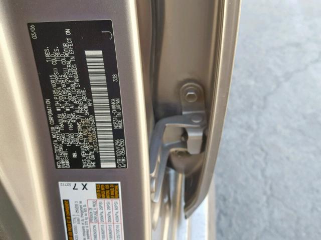 JTLKT334X64076489 - 2006 TOYOTA SCION XB 银色 照片 10