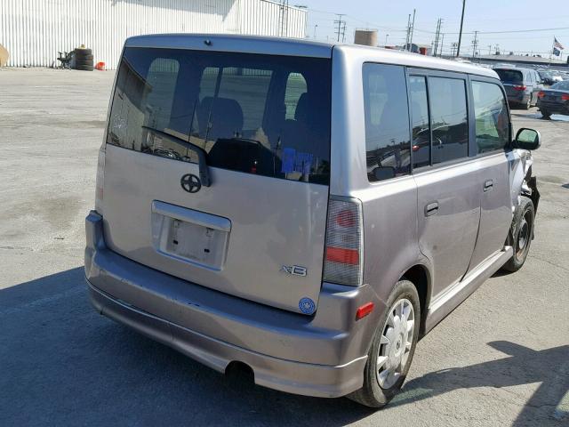 JTLKT334X64076489 - 2006 TOYOTA SCION XB 银色 照片 4