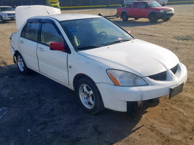 JA3AJ26E94U016789 - 2004 MITSUBISHI LANCER ES WHITE photo 1