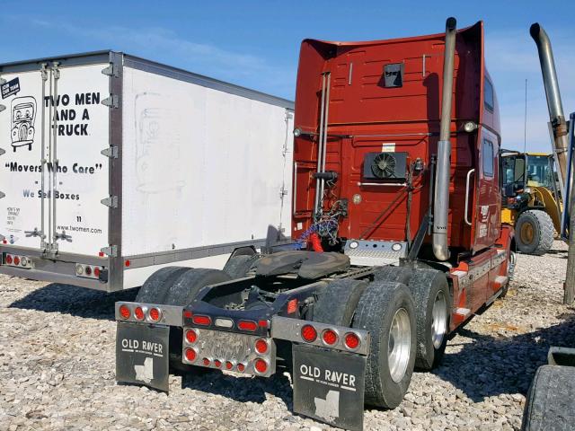 4V4NC9EJ3DN563477 - 2013 VOLVO VN VNL ORANGE photo 4