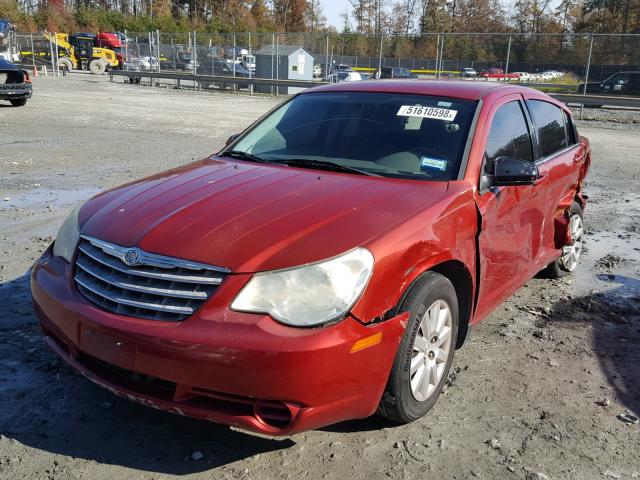 1C3LC46B59N537486 - 2009 CHRYSLER SEBRING LX RED photo 2