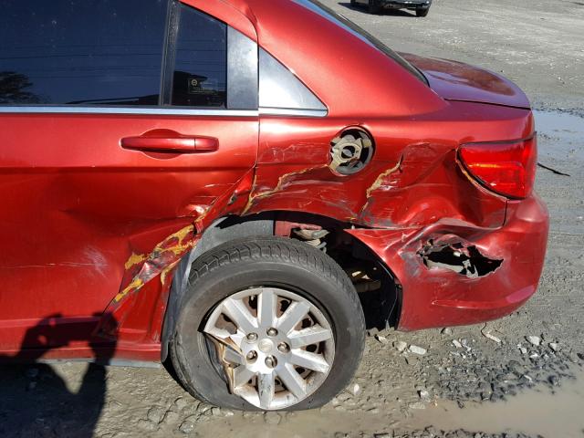 1C3LC46B59N537486 - 2009 CHRYSLER SEBRING LX RED photo 9