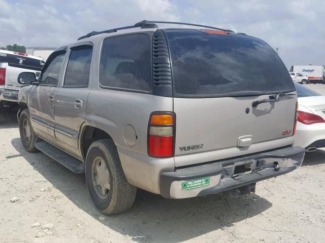 1GKEC13Z44R127966 - 2004 GMC YUKON TAN photo 3