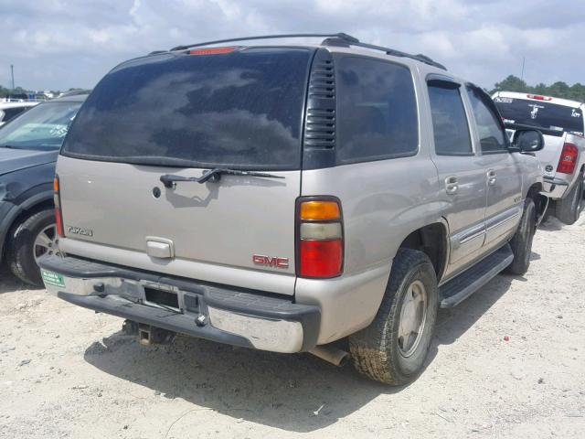 1GKEC13Z44R127966 - 2004 GMC YUKON TAN photo 4