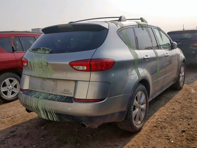 4S4WX85C064408180 - 2006 SUBARU B9 TRIBECA SILVER photo 4