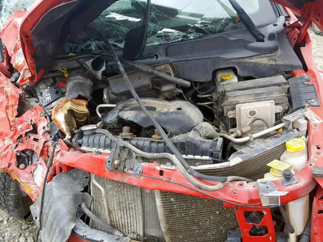 1D4HB38N04F152929 - 2004 DODGE DURANGO ST RED photo 7