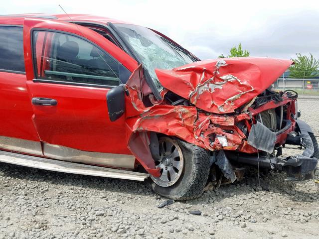 1D4HB38N04F152929 - 2004 DODGE DURANGO ST RED photo 9