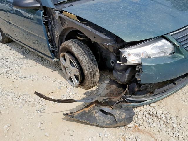 1G8AJ58F36Z122986 - 2006 SATURN ION LEVEL GREEN photo 9