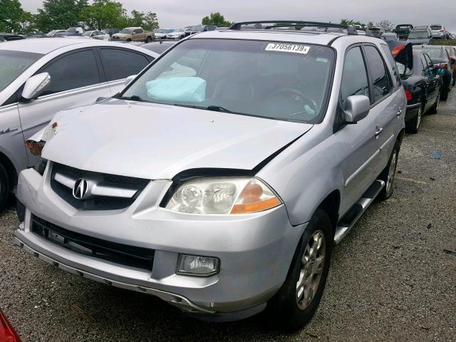 2HNYD18974H547391 - 2004 ACURA MDX TOURIN GRAY photo 2