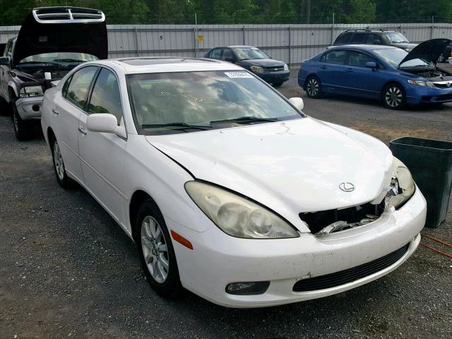 JTHBA30G545034463 - 2004 LEXUS ES 330 WHITE photo 1