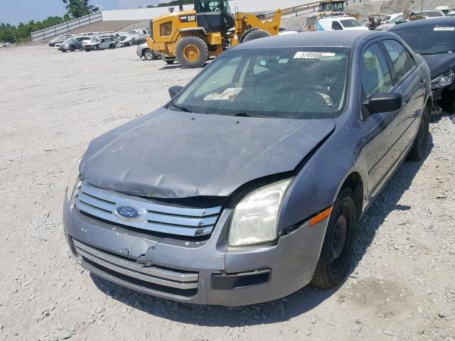 3FAFP06Z96R223678 - 2006 FORD FUSION S GRAY photo 2