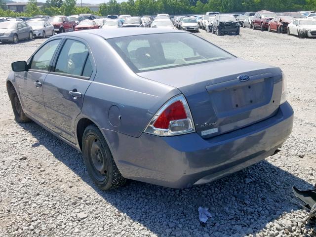 3FAFP06Z96R223678 - 2006 FORD FUSION S GRAY photo 3