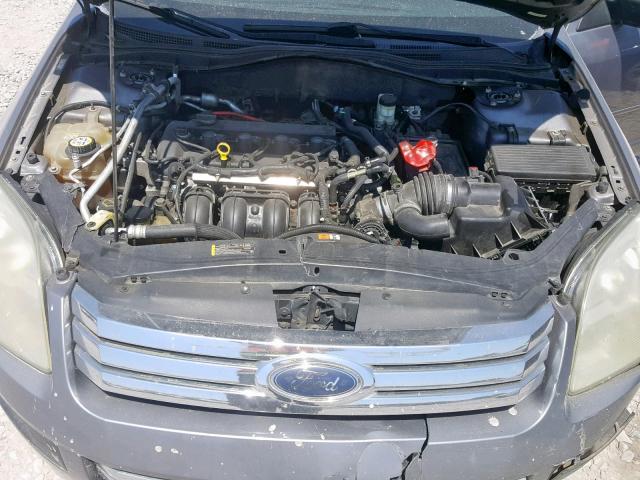 3FAFP06Z96R223678 - 2006 FORD FUSION S GRAY photo 7