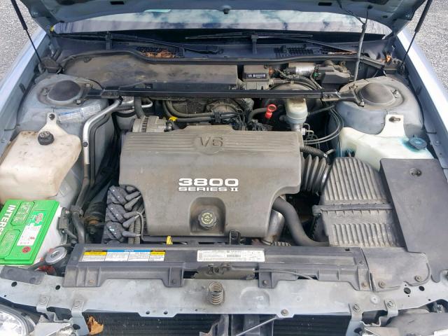 1G4HP52K5VH451200 - 1997 BUICK LESABRE CU BLUE photo 7