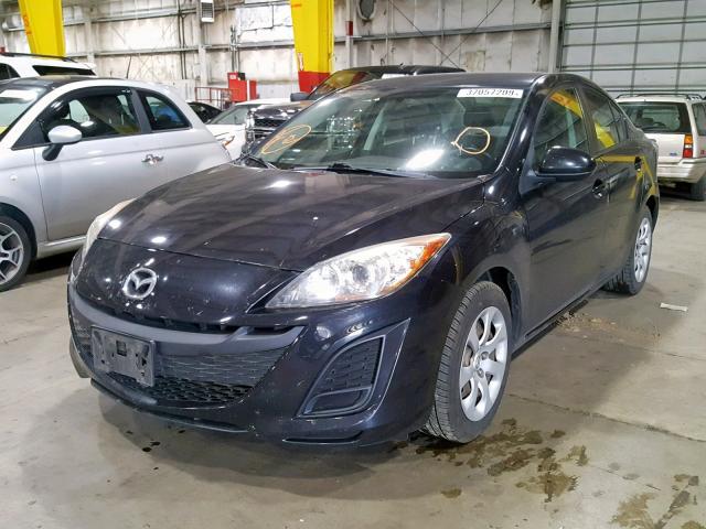 JM1BL1SG0A1340034 - 2010 MAZDA 3 I BLACK photo 2