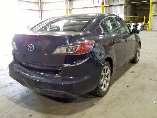 JM1BL1SG0A1340034 - 2010 MAZDA 3 I BLACK photo 4