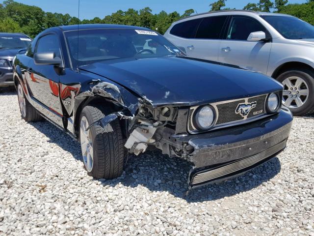 1ZVHT82H065250505 - 2006 FORD MUSTANG GT BLACK photo 1