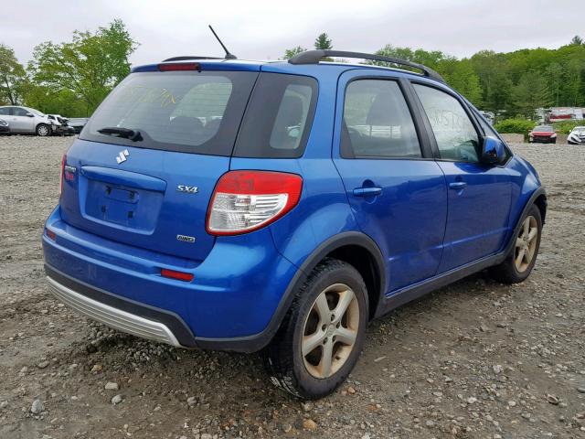 JS2YB413375107351 - 2007 SUZUKI SX4 BLUE photo 4