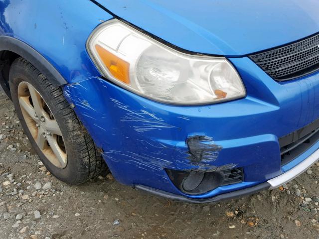 JS2YB413375107351 - 2007 SUZUKI SX4 BLUE photo 9