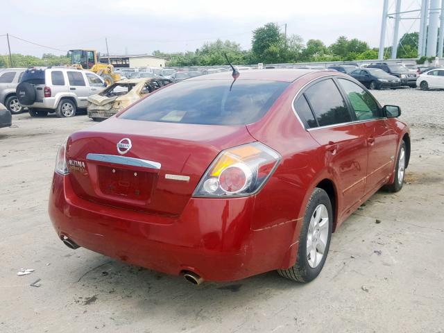 1N4CL21E57C156088 - 2007 NISSAN ALTIMA HYB RED photo 4