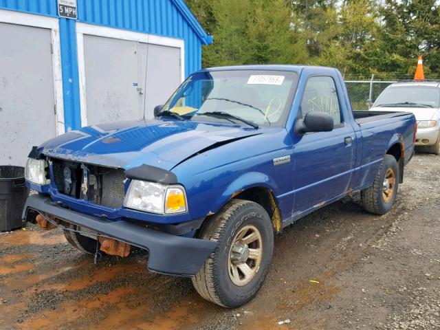1FTYR10DX7PA83794 - 2007 FORD RANGER BLUE photo 2